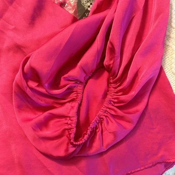 Vince Cammuto Blouse in Fuchsia Pink Size L NWT - Picture 6 of 8